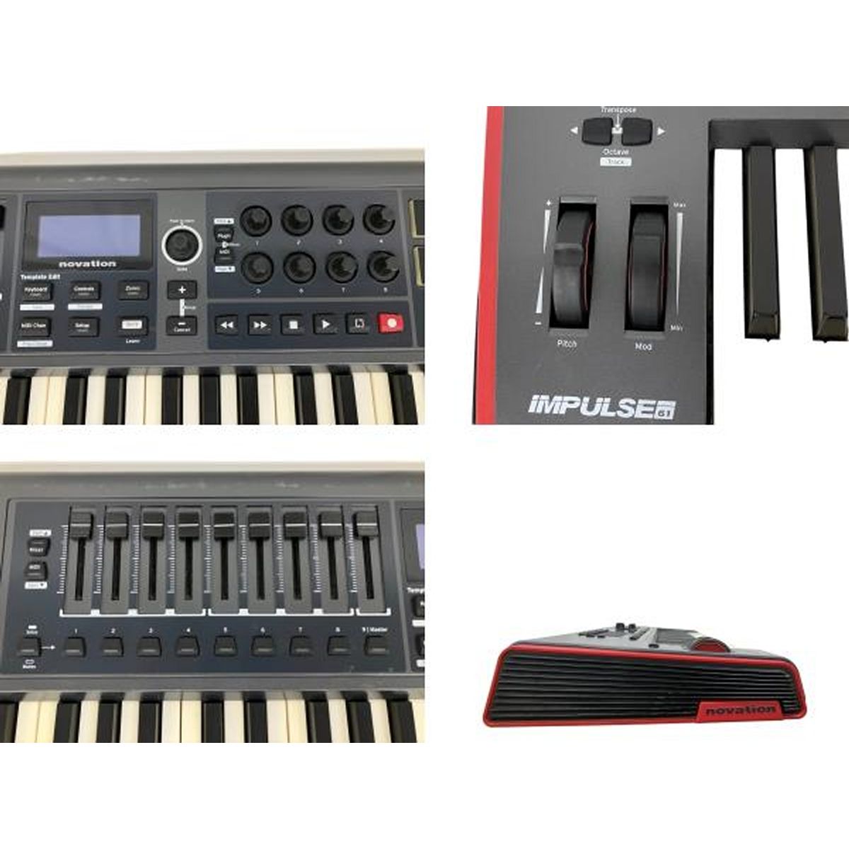 動作保証】novation IMPULSE 61 MIDIキーボード 鍵盤楽器 61鍵盤 DTM 中古 S8806865 - メルカリ