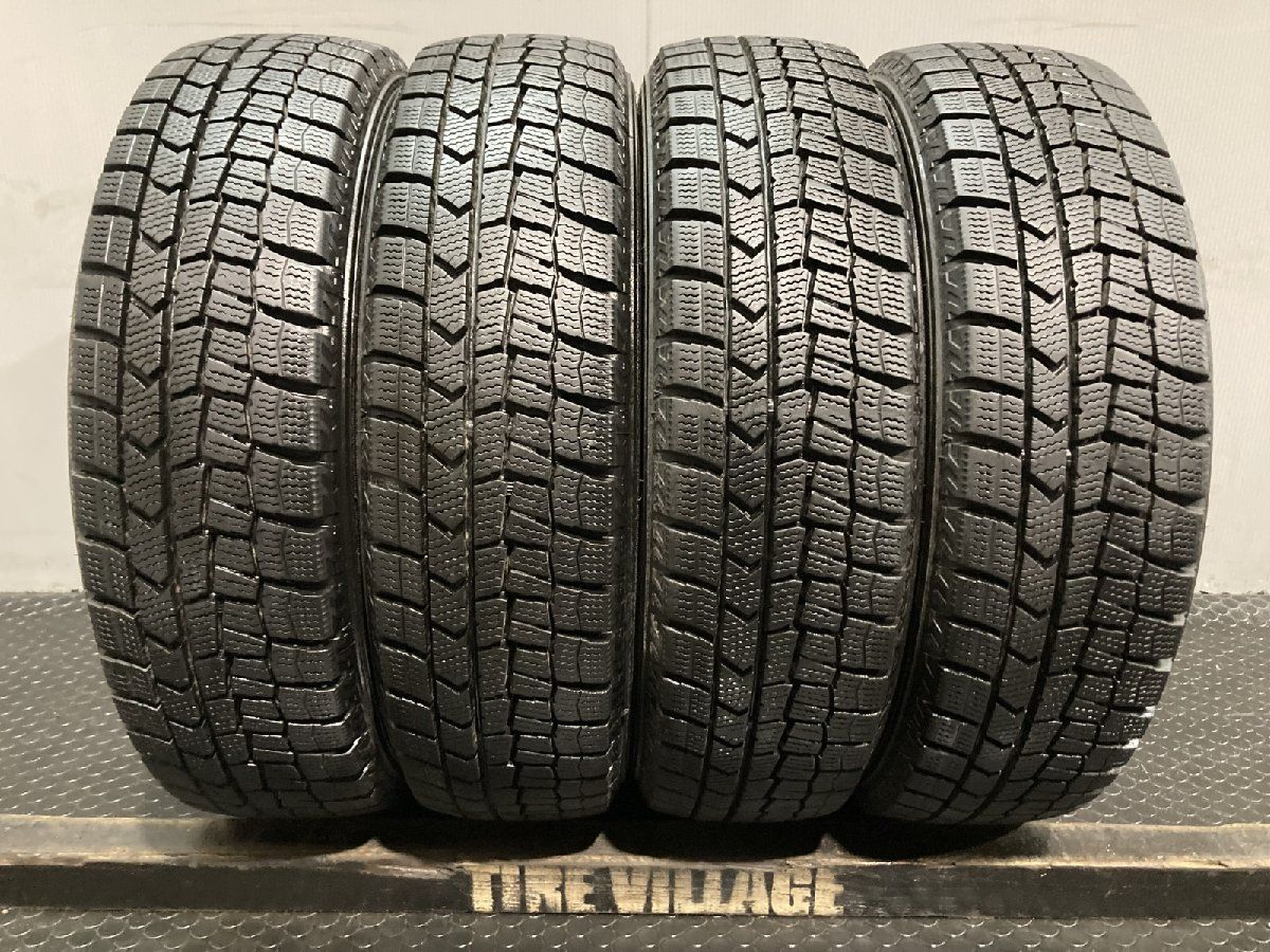 DUNLOP WINTER MAXX WM02 155 65R14 14インチ スタッドレス 4本 20年製 バリ溝 ワゴンR ステラ ミライース アルト プレオ等 KTK609