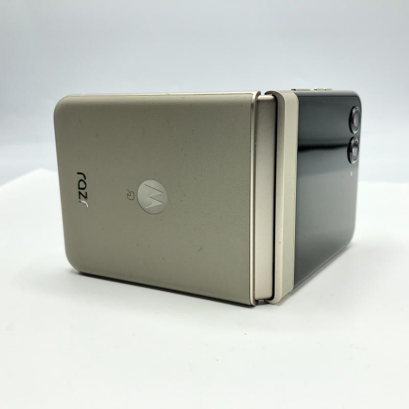 中古 motorola razr 50s サンドクリーム おまけ付き 中古 motorola razr 50s サンドクリーム おまけ付き