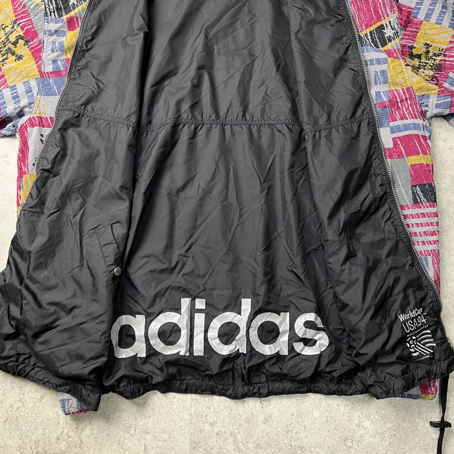 90年代 90s adidas アディダス ナイロンジャケット ワールドカップ 94 