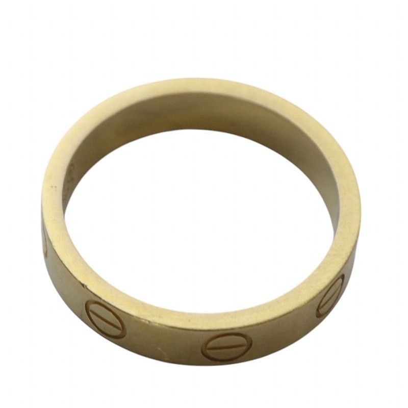 カルティエ Cartier ミニ ラブリング 指輪 K18 YG 750 #49 9号