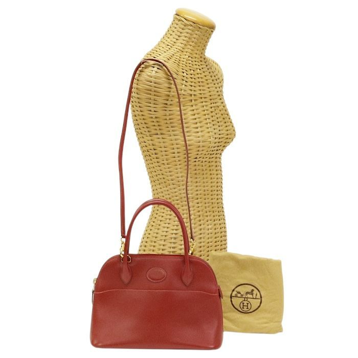 エルメス HERMES ボリード 27 ボックスカーフ (レザー) GD金具