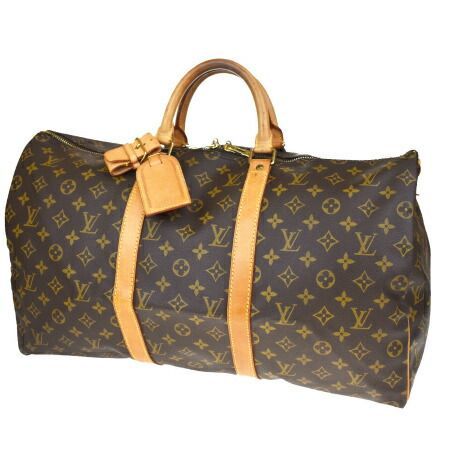 【中古】 ルイヴィトン LOUIS VUITTON キーポル 50 ボストンバッグ ハンド モノグラム レザー M41426 78MD489