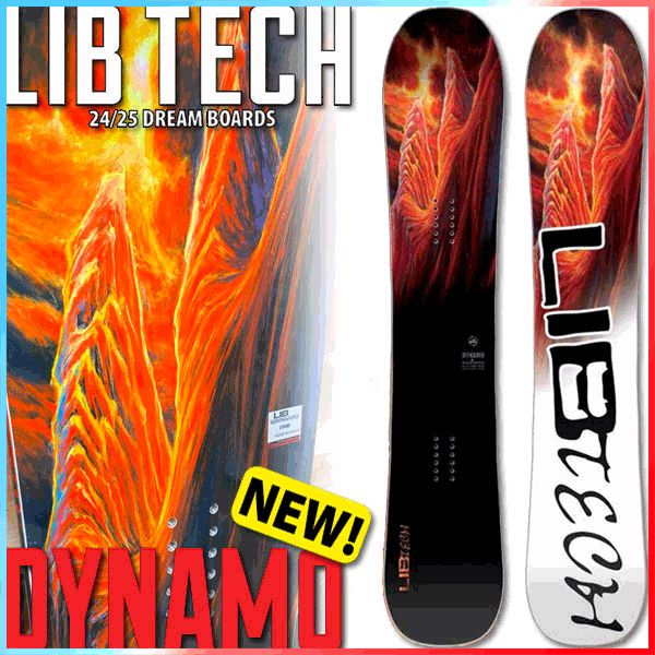 24-25 LIBTECH/リブテック DYNAMO ダイナモ メンズ スノーボード パウダー 板 2025
