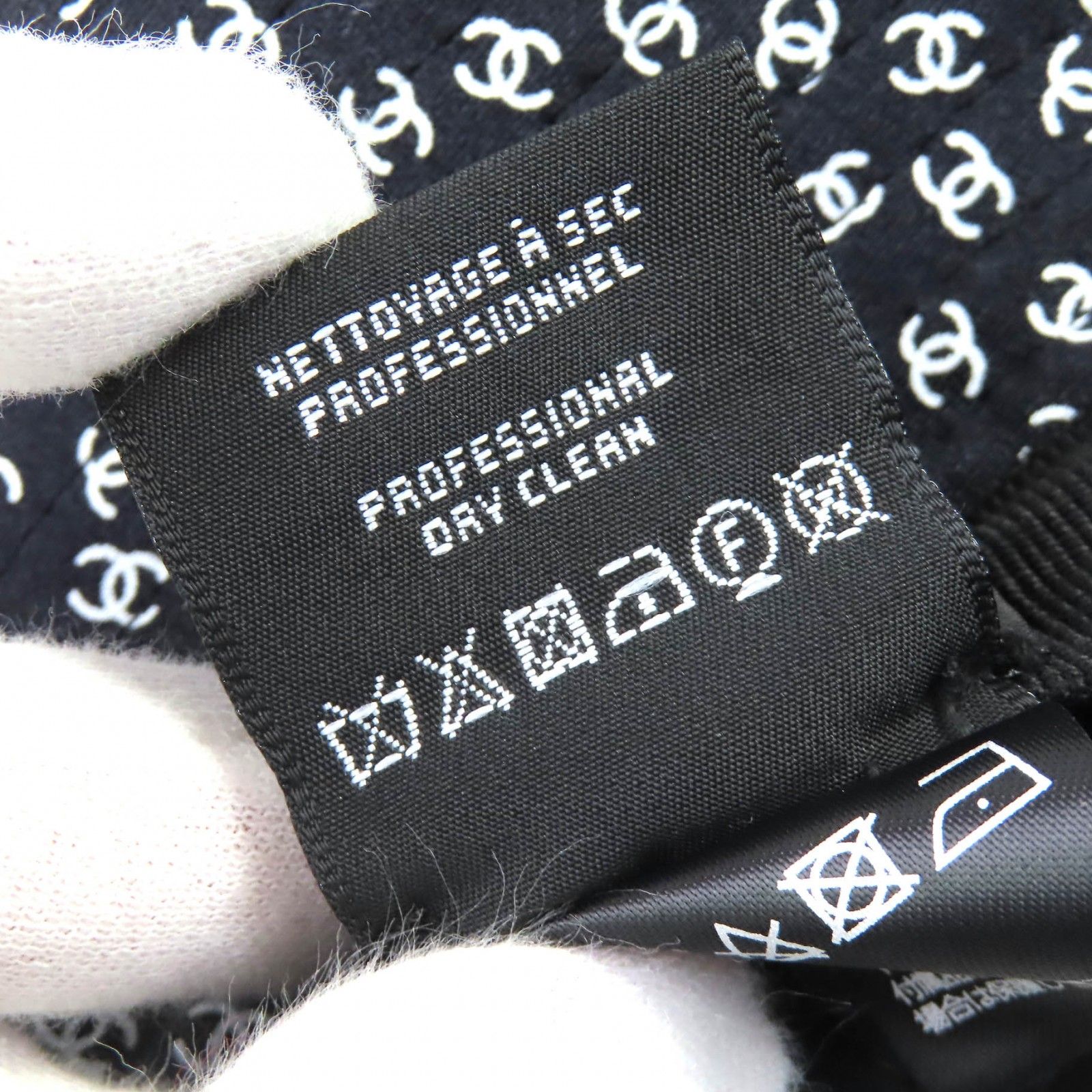 未使用品△CHANEL シャネル 25SS ココビーチ ミニCCロゴ 総柄