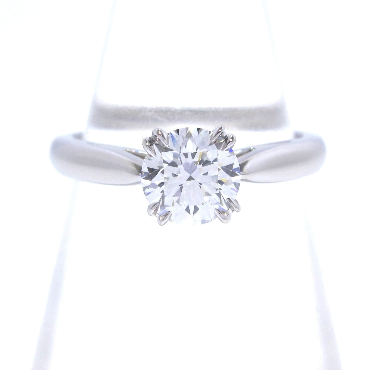 HARRY WINSTON ハリーウィンストン リング ラウンドカット ソリティア リング RGDPRD005NSS Pt950×ダイヤモンド