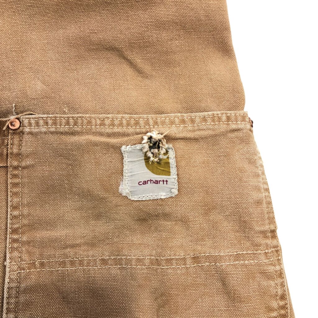 80年代 USA製 Carhartt カーハート ダブルニー オーバーオール ワーク