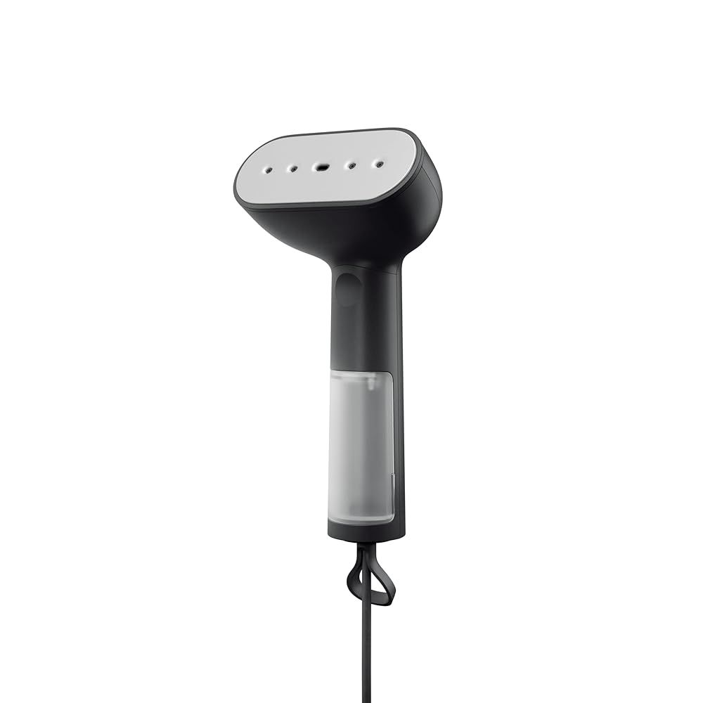 STEAMERY スチーマリー 衣類スチーマー 立ち上がり20秒 シワ取り ハンギングループ付き スチーム量 18~20g|分 Onyx Black オニキスブラック