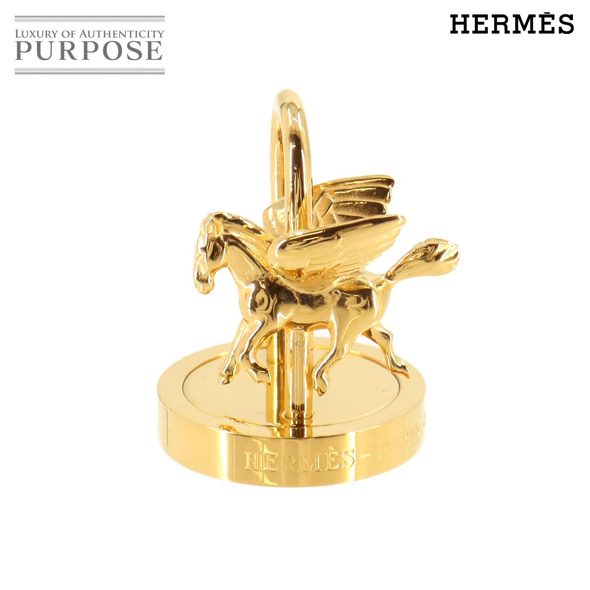 新品同様 エルメス HERMES カデナ チャーム ANNEE DE LA DANSE アーネダンス 2007年 ペガサス ゴールド アクセサリー  90244575 - メルカリ