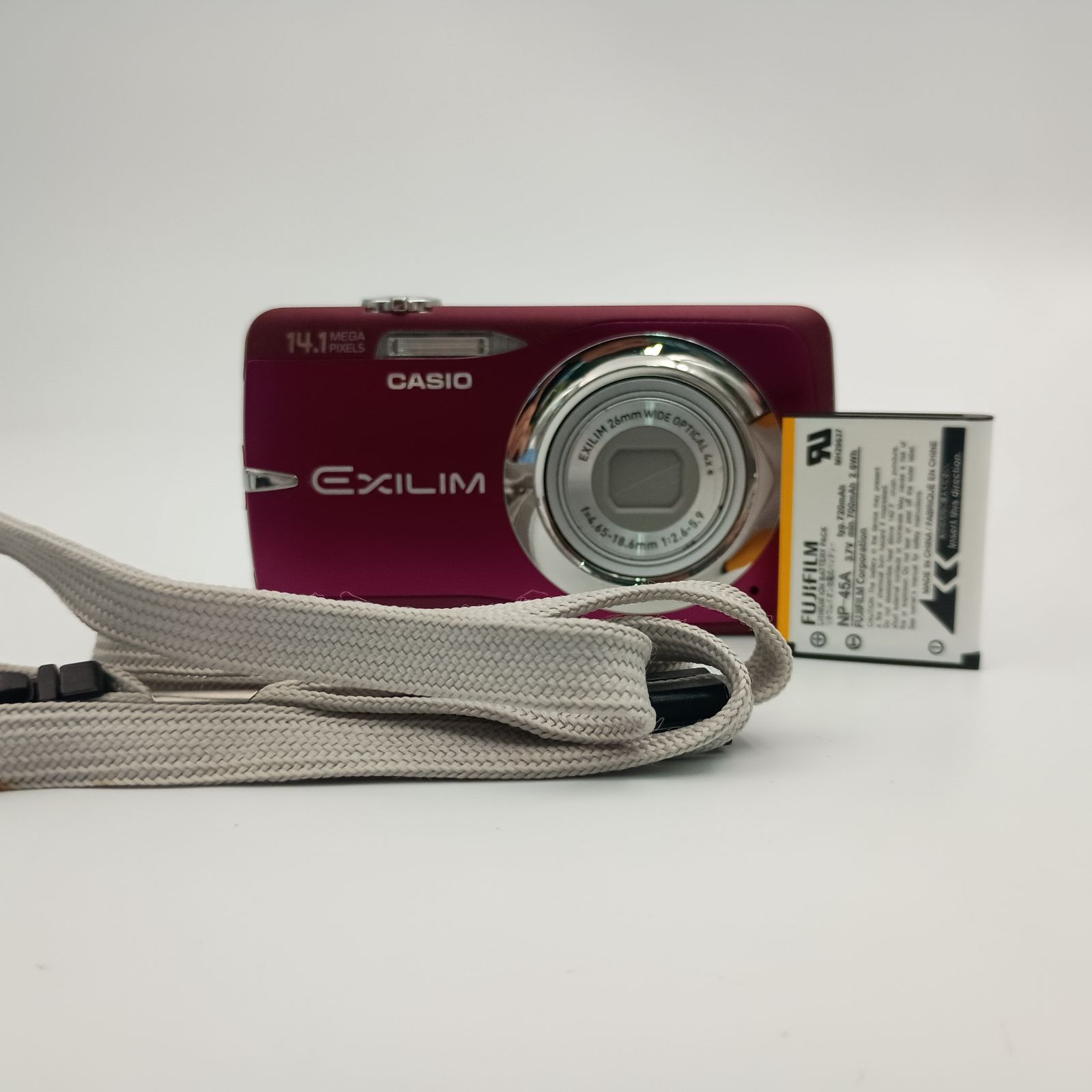 CASIO EXILIM EX-Z550 Compact DIGITAL Camera Purple 紫 カシオ