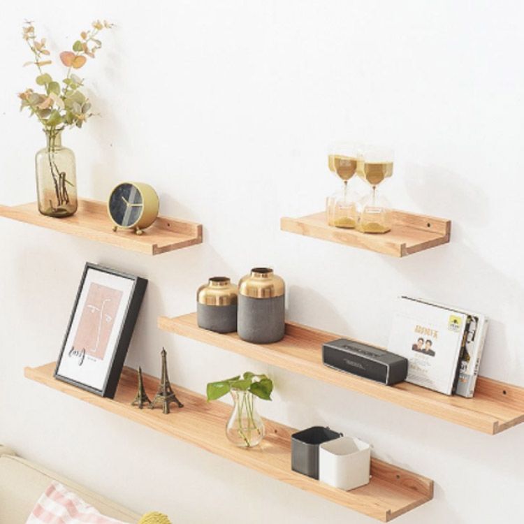 飾り棚 ウォールシェルフ 幅30/60cm 木製 壁掛け ラック 収納棚