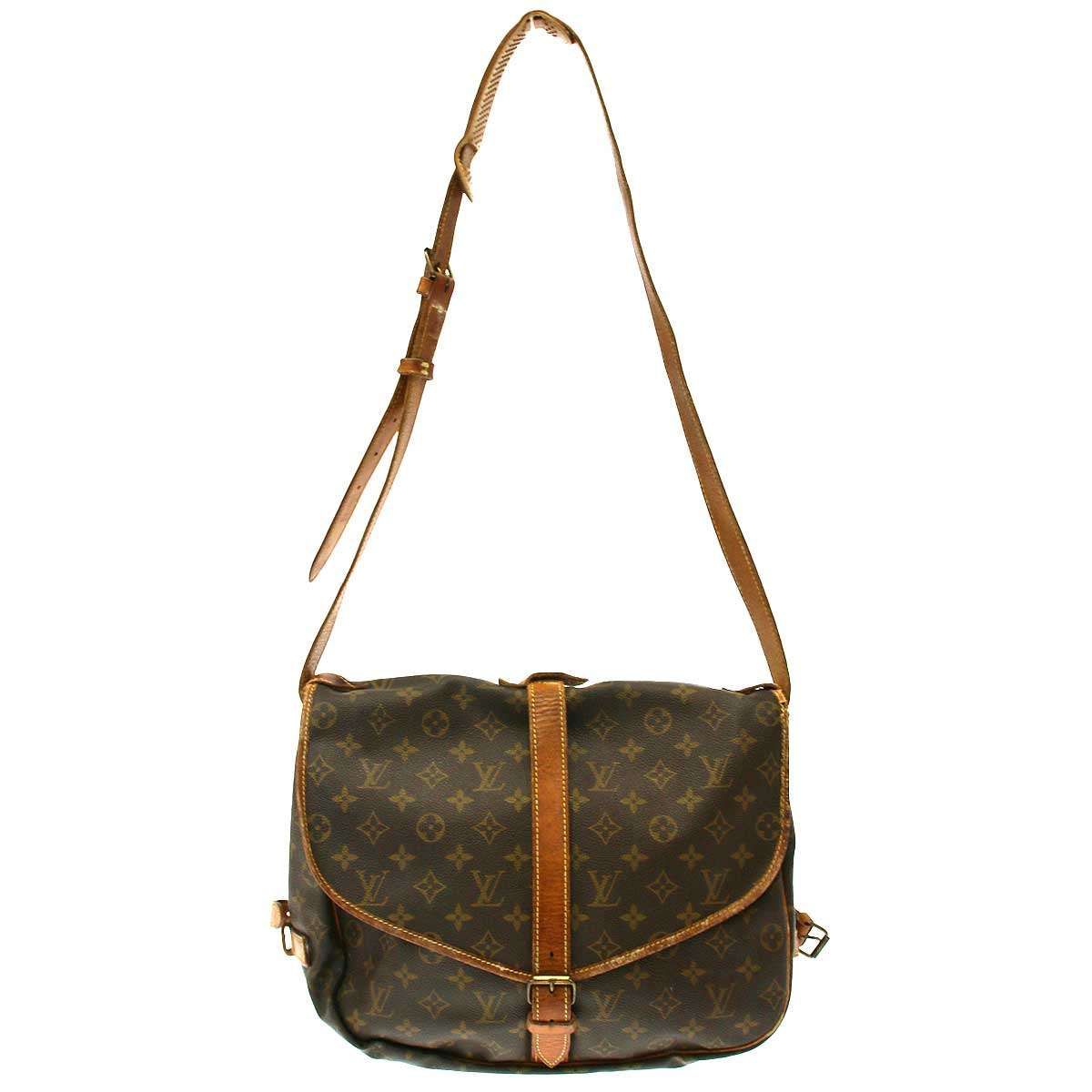 LOUIS VUITTON モノグラム ソミュール 35 ショルダーバッグ LOUIS VUITTON VUITTON/ルイヴィトン ソミュール35 ショルダー