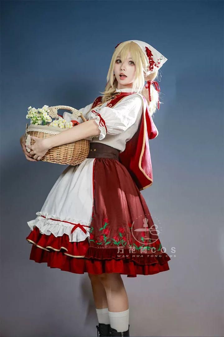 プロセカ ビビバス 小豆沢こはね 赤ずきんのおでかけドレス コスプレ衣装
