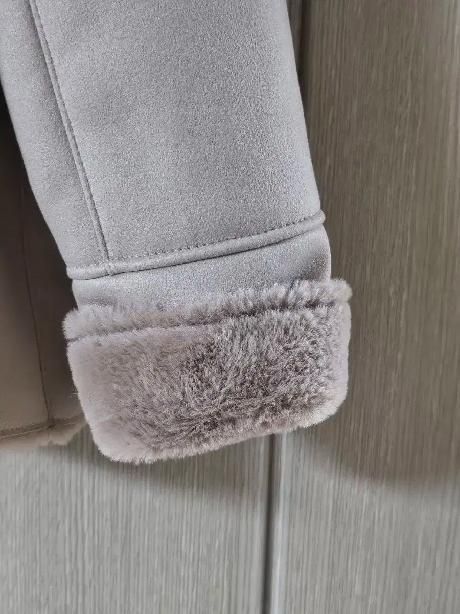 ファー フード ムートン アイボリー ジャケット 66