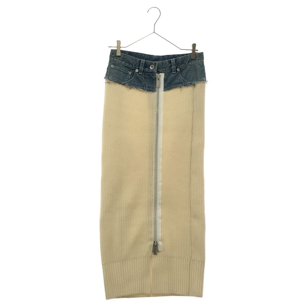 Sacai (サカイ) 20AW DENIM DOCCING SKIRT 20-05157 デニムドッキング  