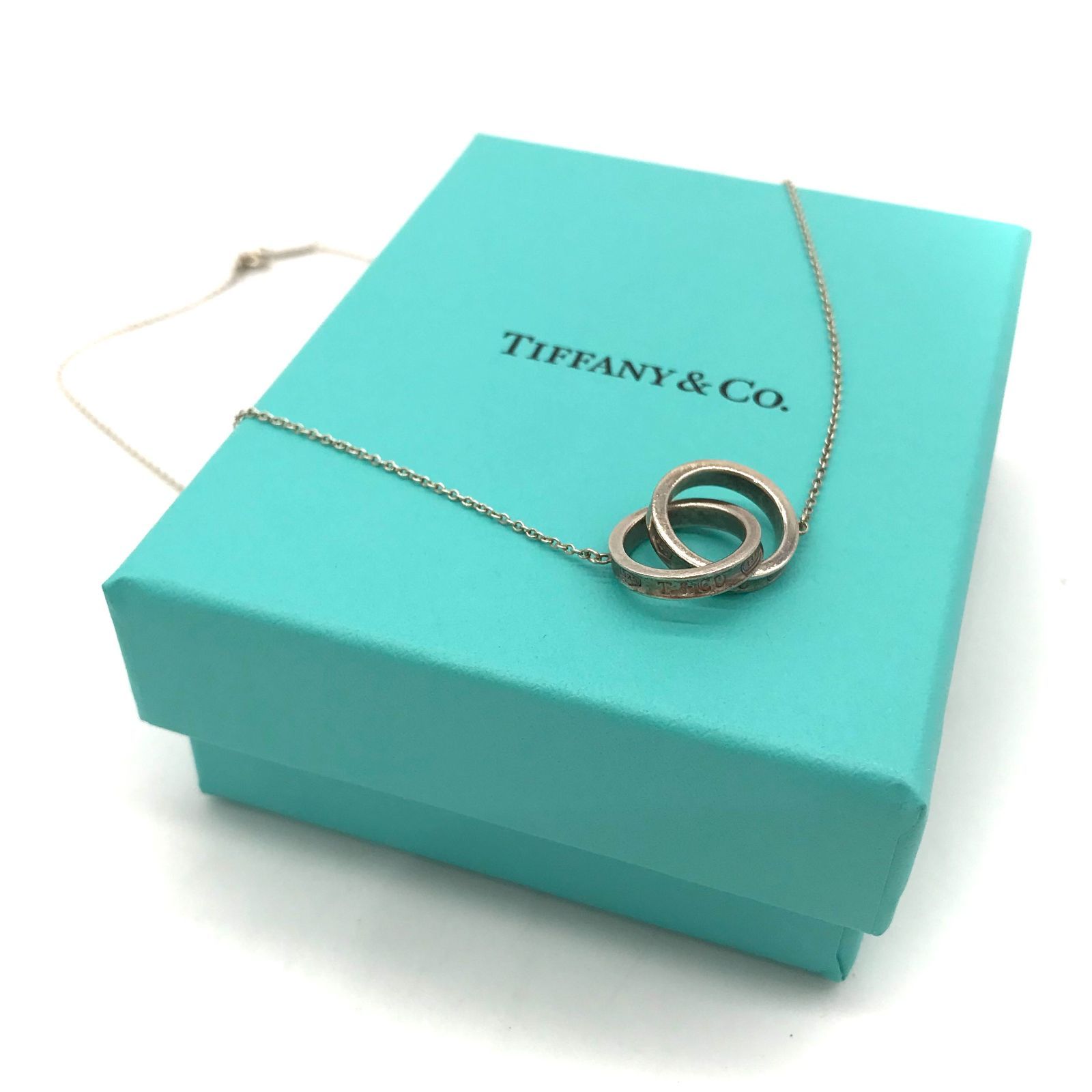 ティファニー シルバー 925 ネックレス リング 箱あり インター