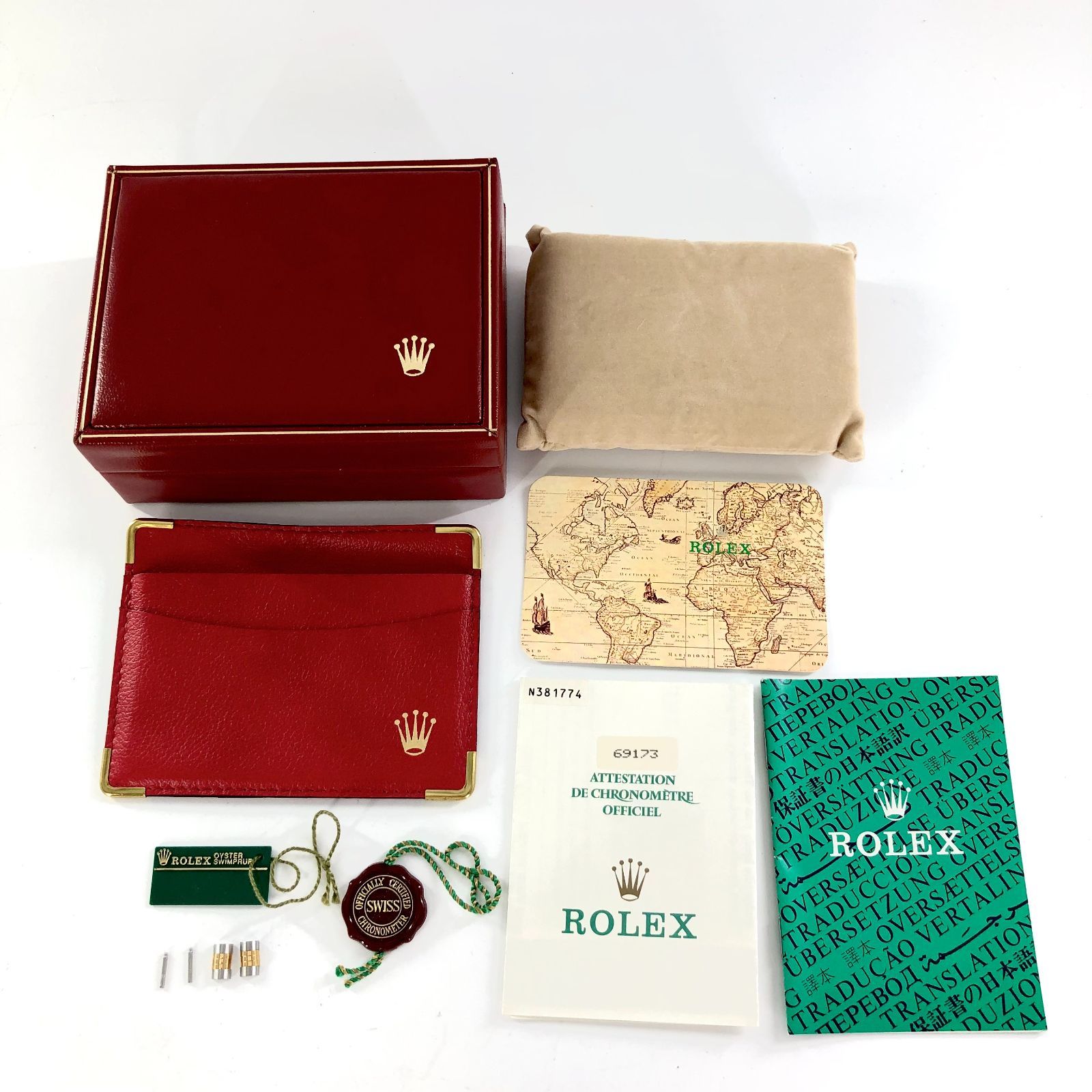 ROLEX ケース コマ ROLEX ケース・ボックス・時計のコマ付き トケマー