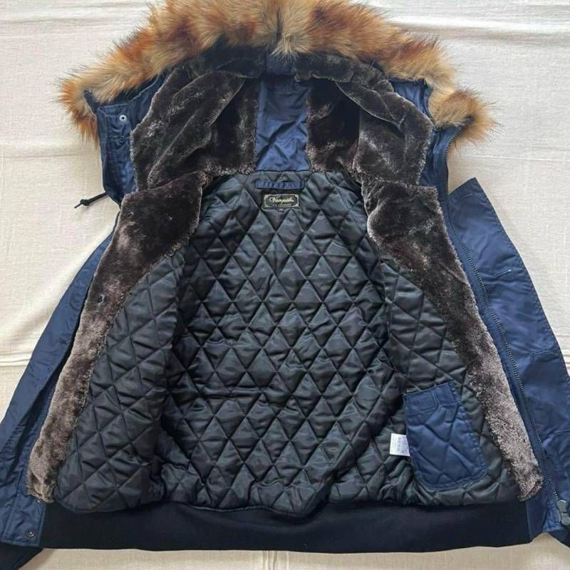 VANQUISH N-2B フライトジャケット 短丈中綿ダウン メンズ Y2K 希少