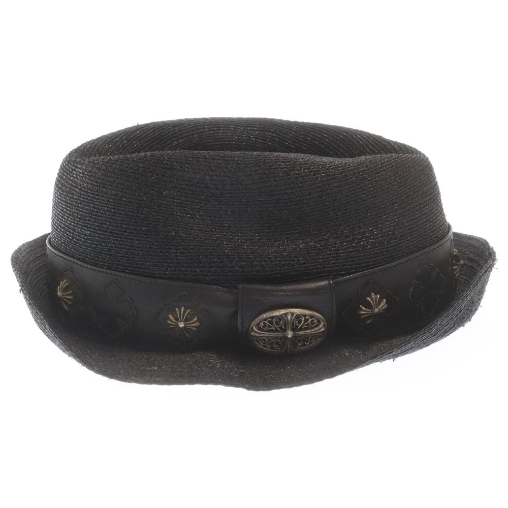 CHROME HEARTS (クロムハーツ) オーバルクロス CHプラス装飾 ストロー  