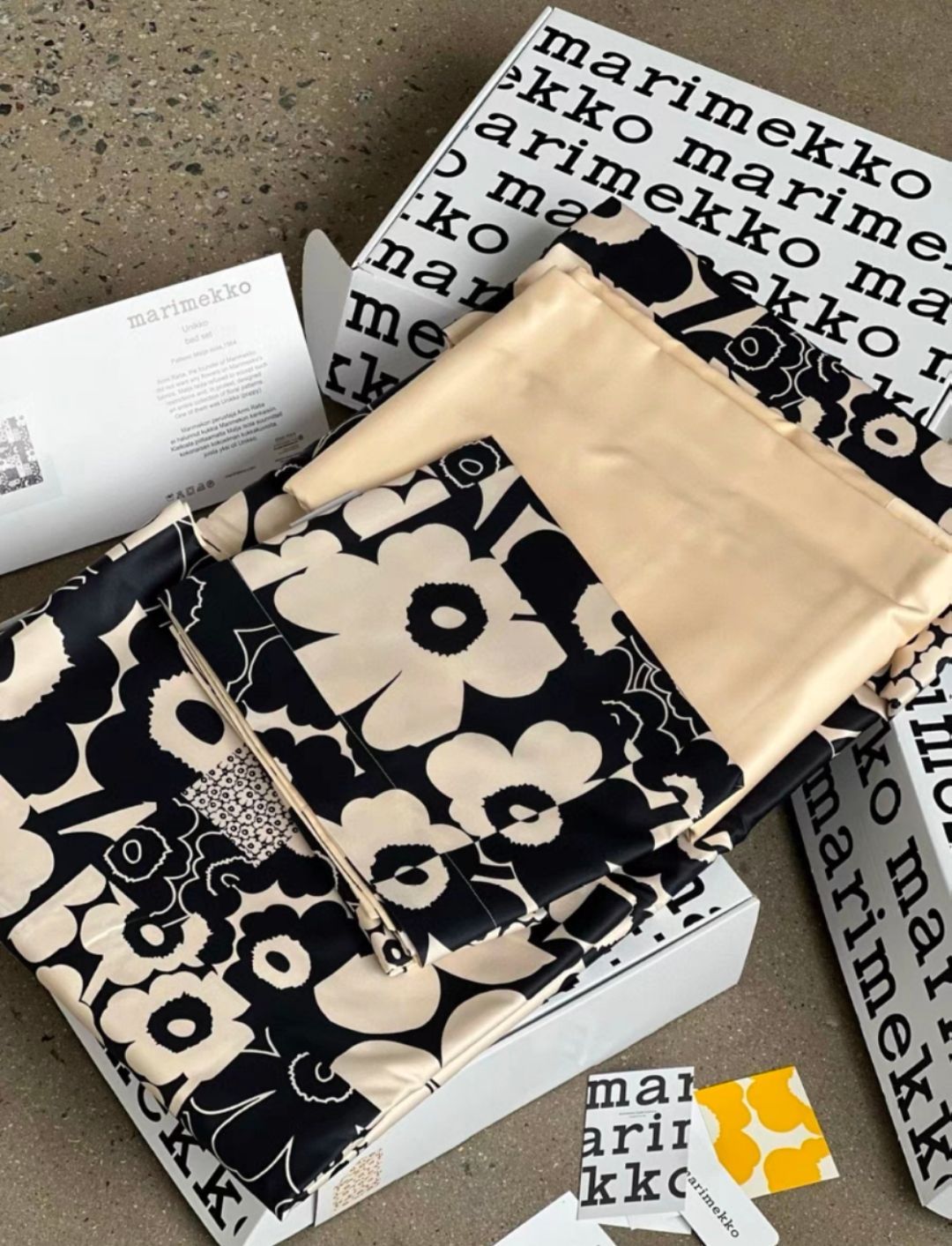 マリメッコ　デュベカバーセット marimekko マリメッコ デュベカバー 掛け布団カバー シングル ピロー