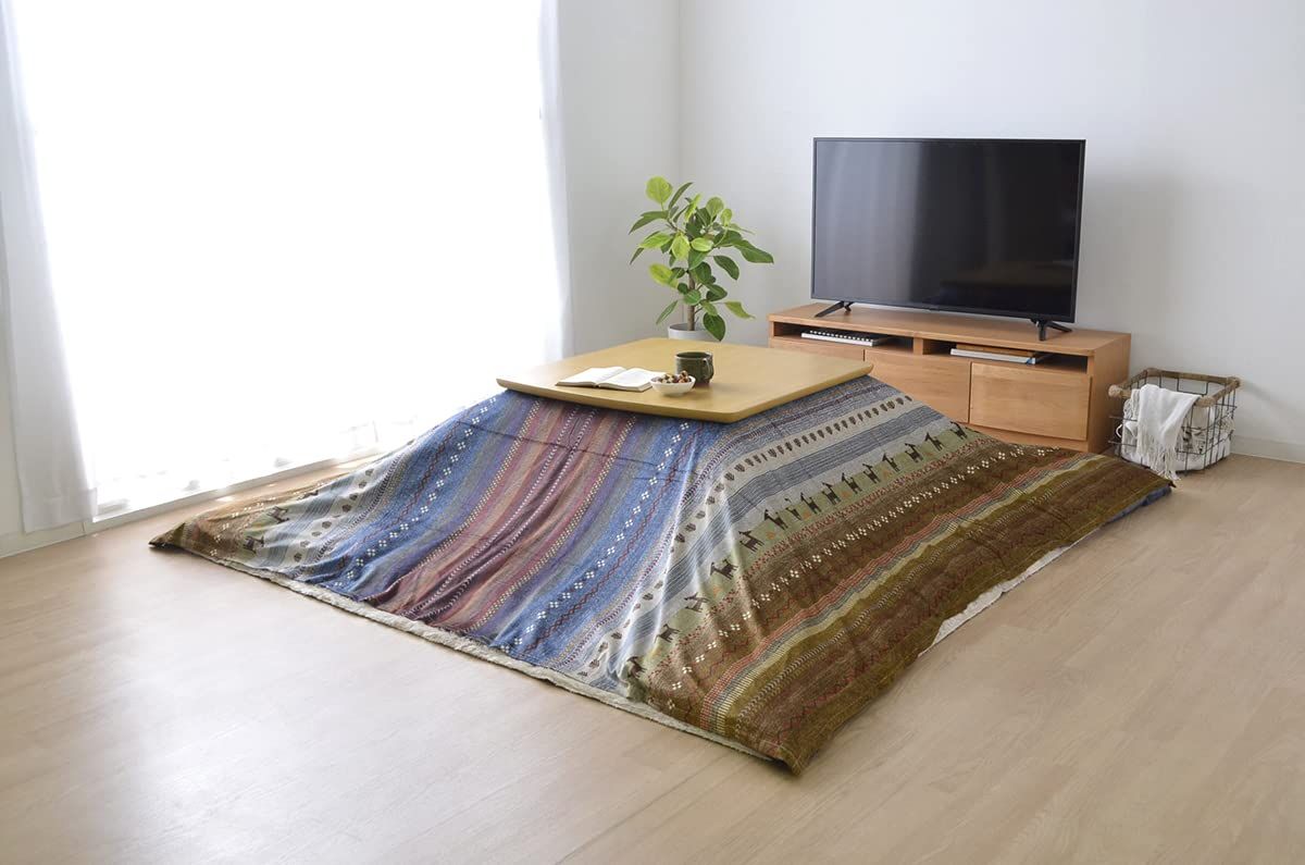 イケヒコ こたつ掛けふとん 上掛け 大判長方形 ラディ 約210×320 マルチ 洗える #5194099 [マルチ] [約210×320]