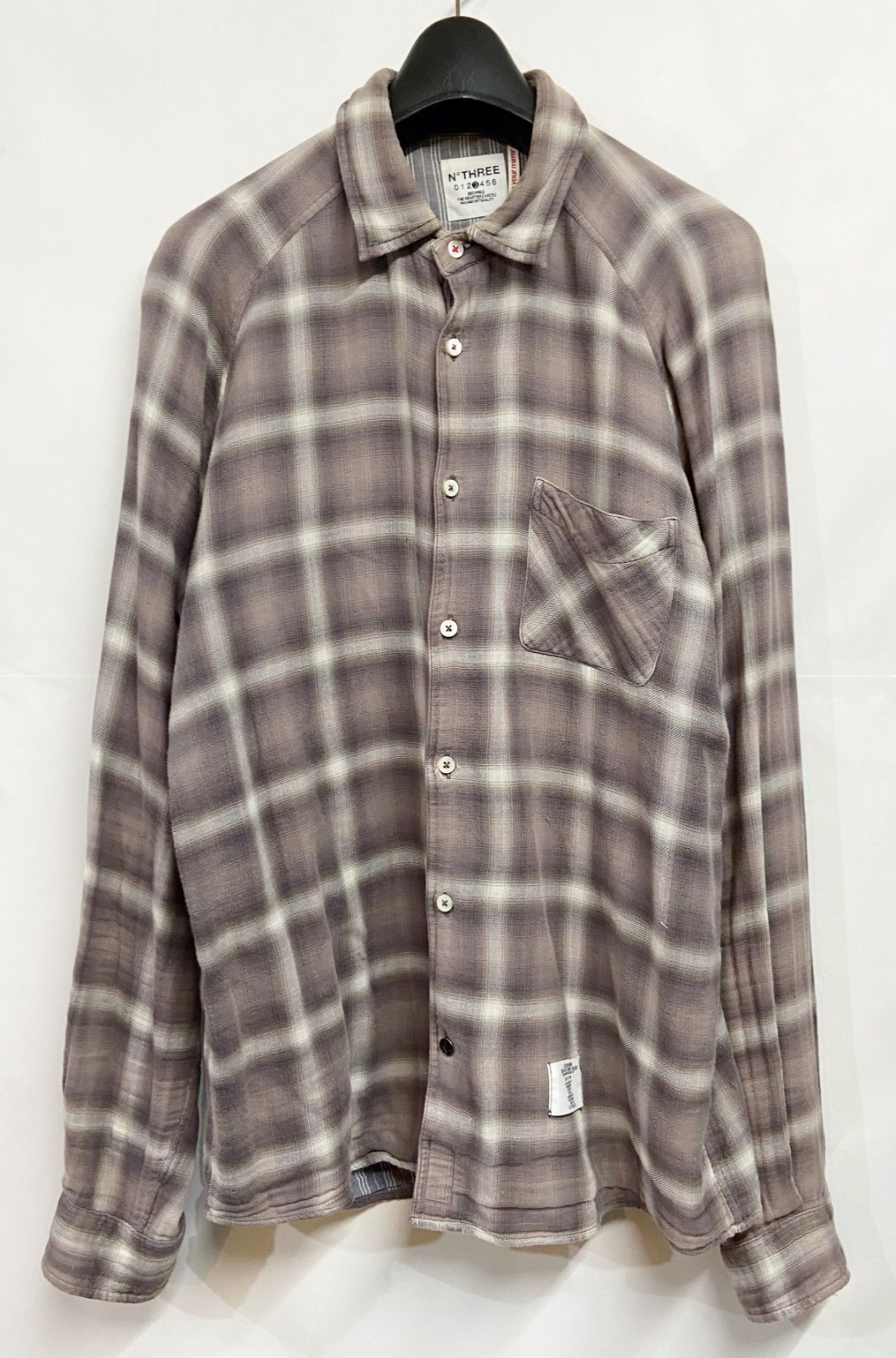 BEDWIN & THE HEARTBREAKERS ベドウィン オンブレチェック 長袖シャツ