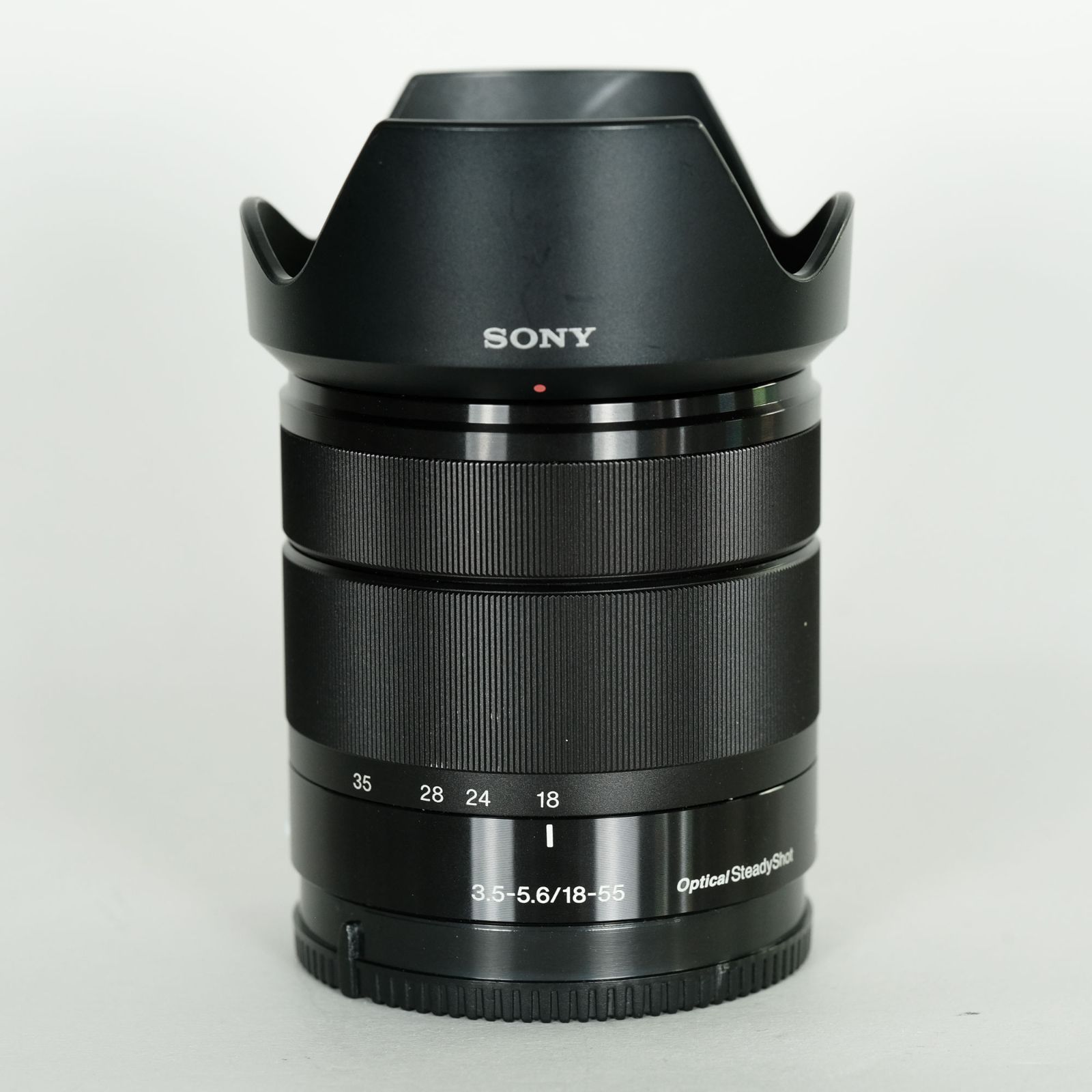 美品] SONY E 18-55mm F3.5-5.6 OSS SEL1855 ブラック / ソニーE 