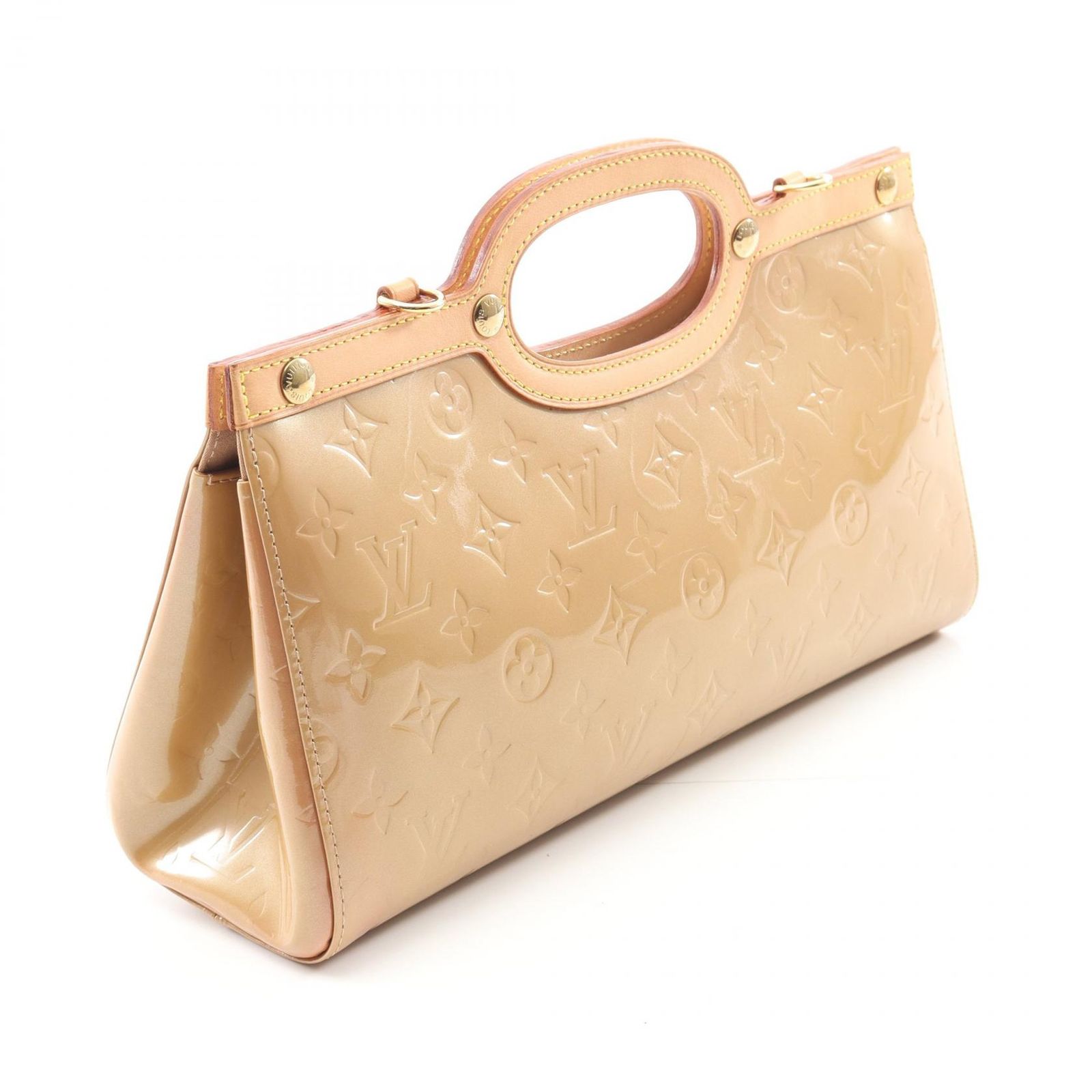 LOUIS VUITTON ヴェルニ LV ハンドバッグ ヴェルニ ハンドバッグ 難あり！ルイ・ヴィトン☆ヴェルニ ハンドバック（ルイヴィトン