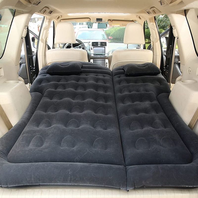 アウトドアマット 車中泊エアーマット 車中泊ベッド 電動ポンプ＆枕付 ハイエース