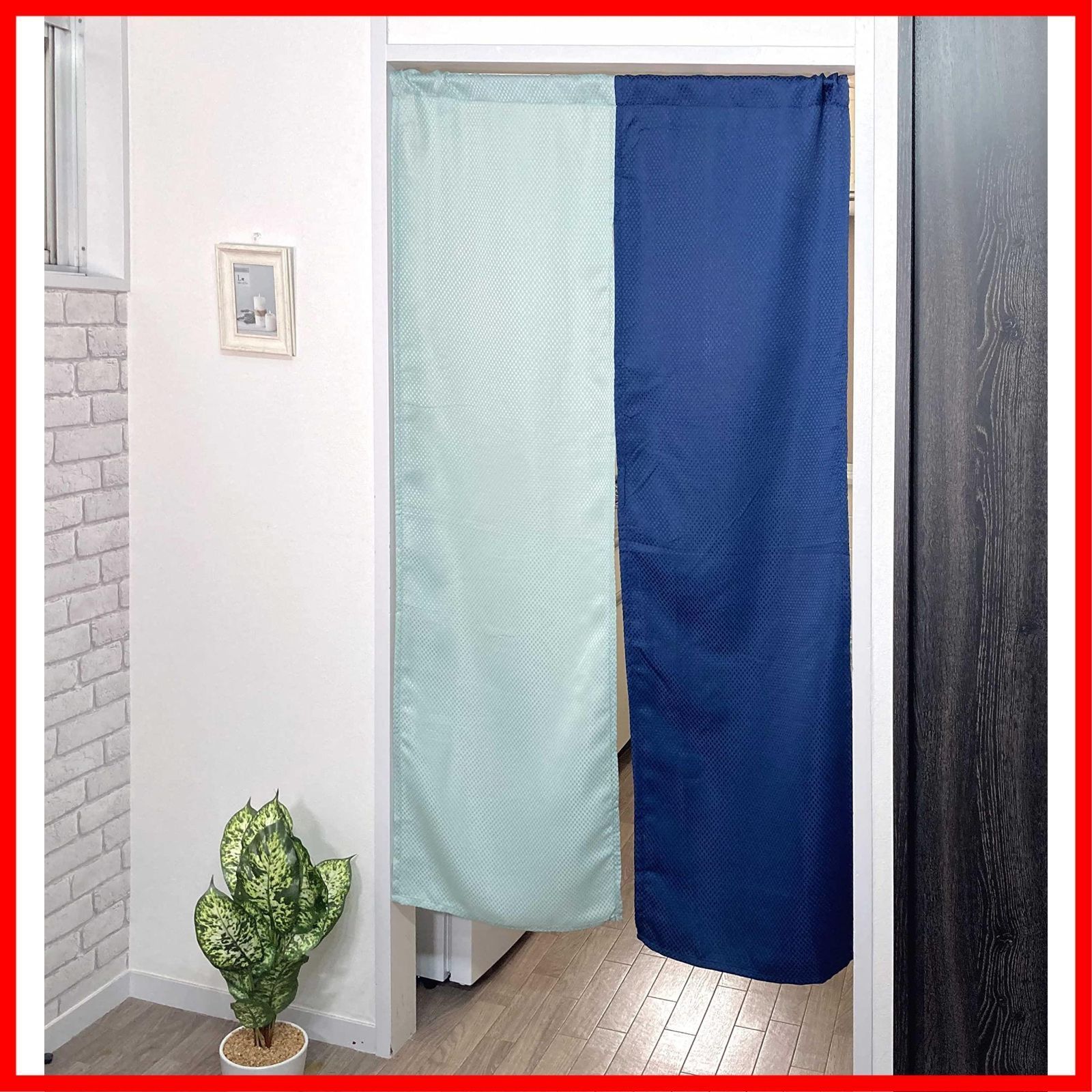 商品 x丈150㎝ ツートンのれん 幅85cm パーテーション カーテン NEXPOTALLINN_EU