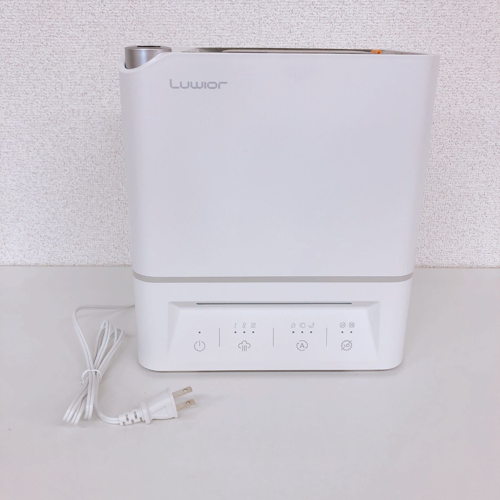 加湿器 卓上 除菌加湿器 Luwior 電解水除菌 超音波加湿器 大容量 4L