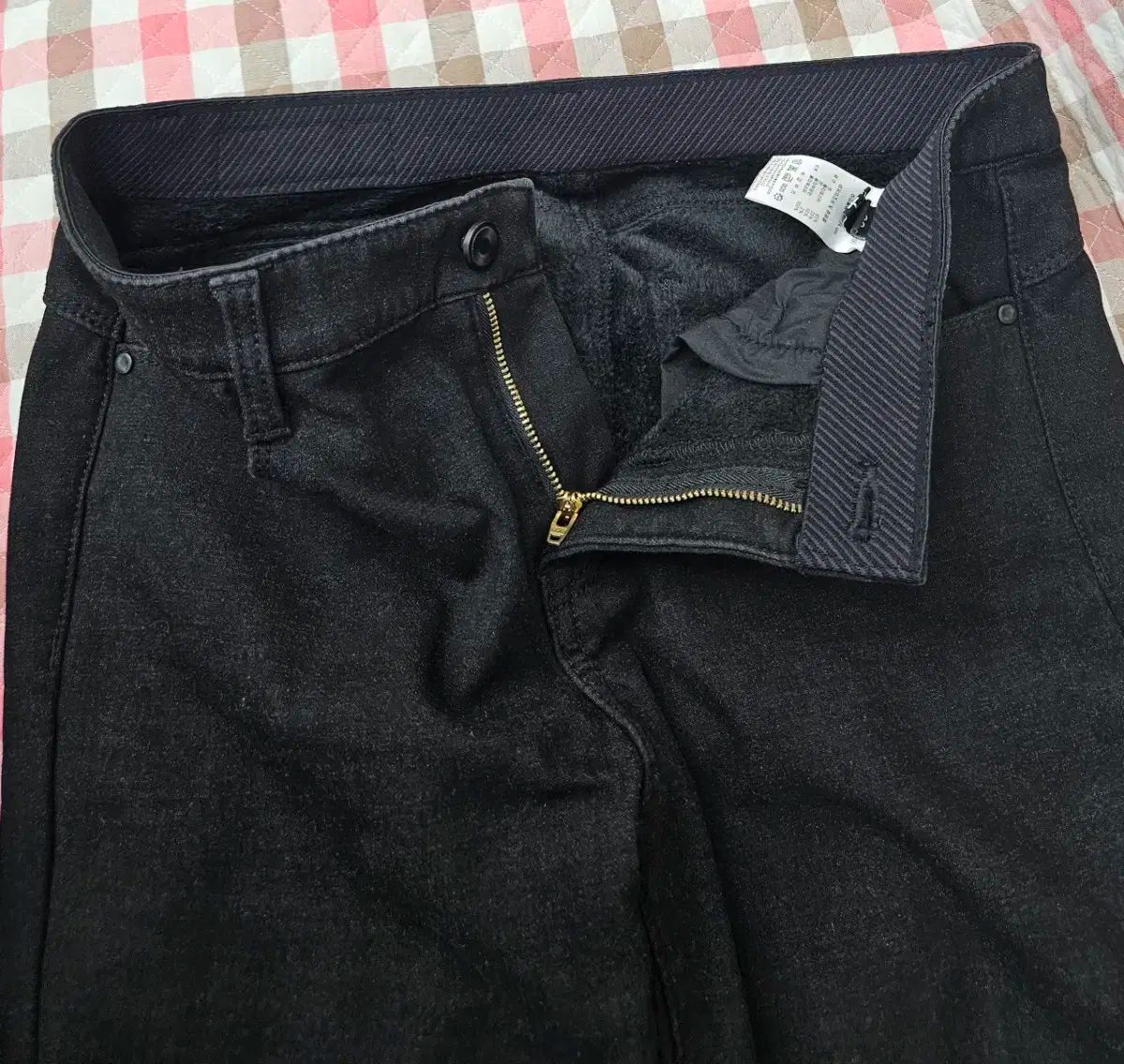 shop faerie cut ー off denim maxi pants ( black ) 新品 𝓶𝓾