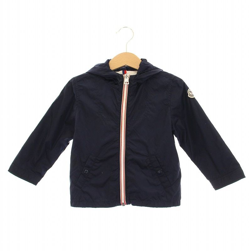 モンクレール MONCLER ナイロンパーカー ジャケット ジップアップ 86cm 紺 |YM