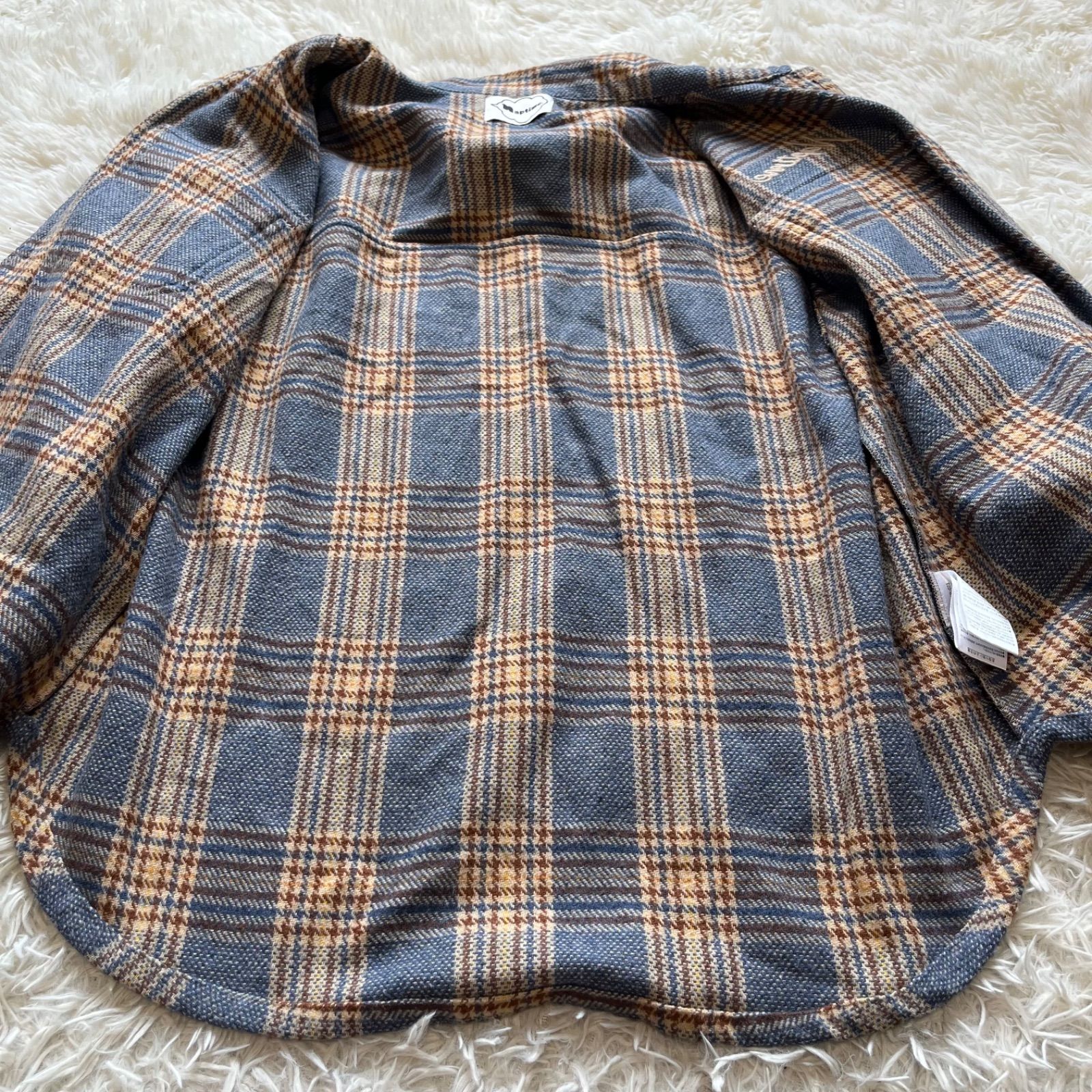 Naptime. ナップタイム NAP-023 チェック柄 長袖 フランネルシャツ