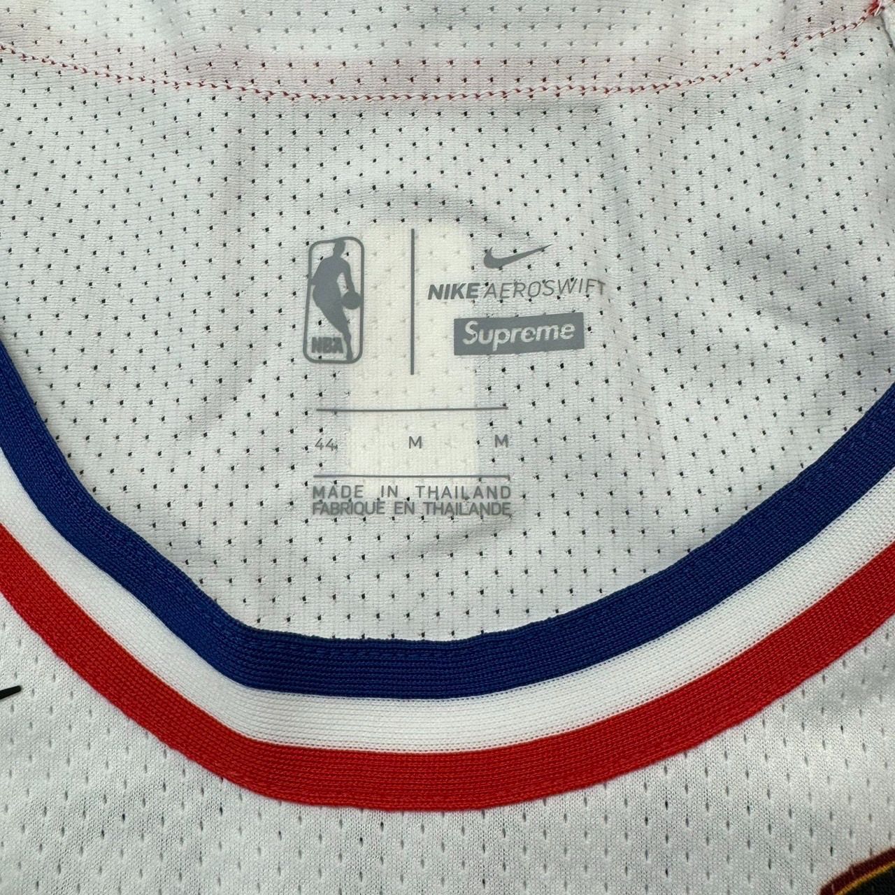 18ss Supreme Nike NBA Teams Authentic Jersey White Mサイズ  