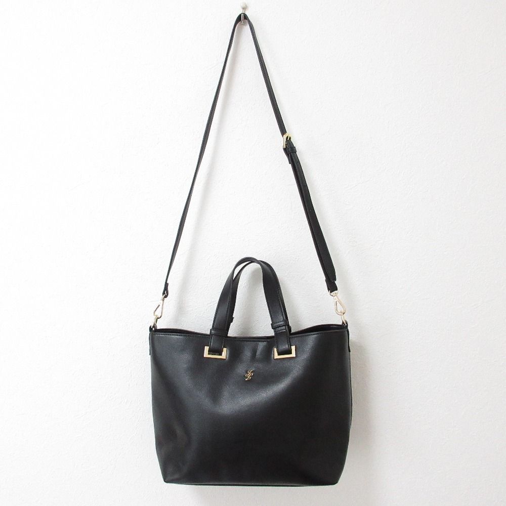 美品 JIYUKU 自由区 レザー 2way ショルダーバッグ トートバッグ