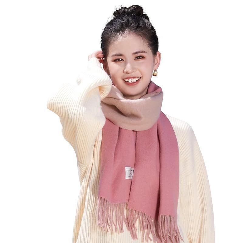 極上カシミヤ100%☆大判 ストール☆ベージュピンク 送料無料☆極上 カシミア 100%☆大判 ストール☆ベージュピンク