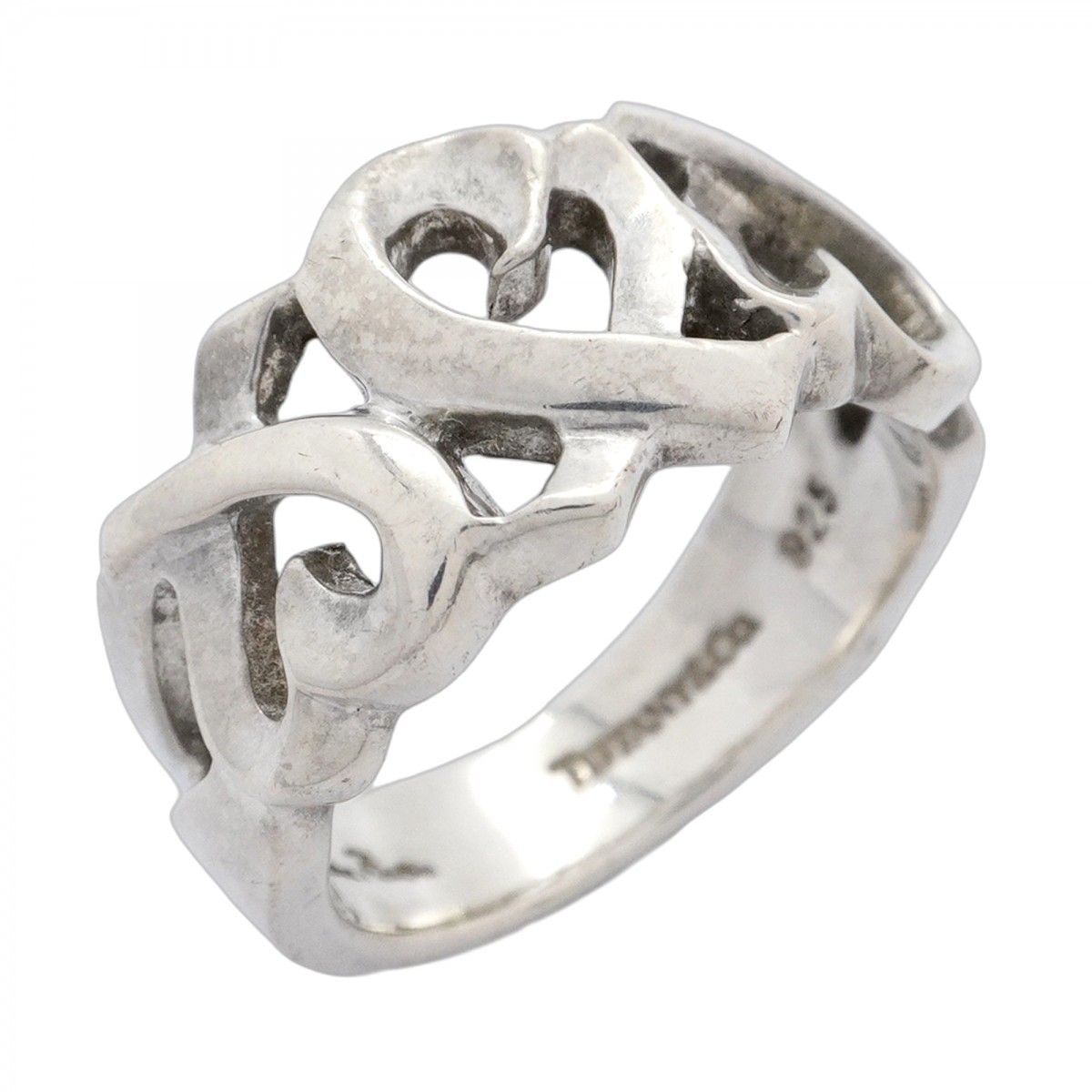 5jmb0367】ティファニー リング トリプルラビングハート