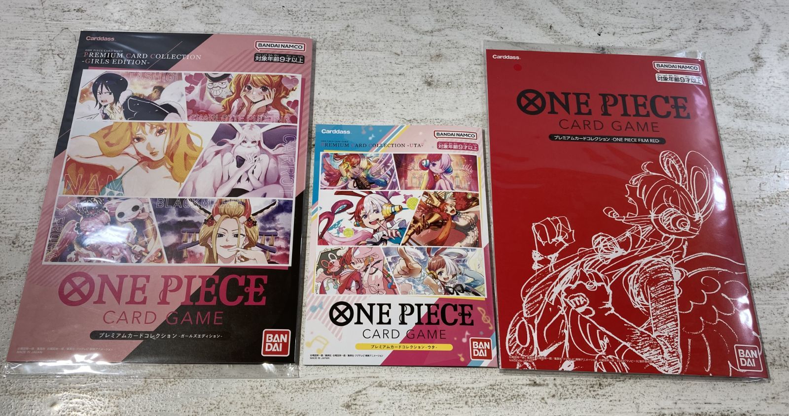 紫波52-2-0511 ワンピースカード カードコレクション セット ウタ ガールズエディション ONE PIECEFILM RED