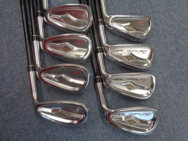 マグレガー Macgregor レッドターニー Red TOURNEY 2012　RT-201IPシャフト 中古アイアン8本セット 900060