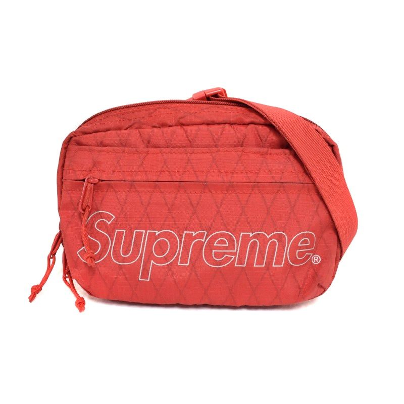 シュプリーム 18AW ショルダーバッグ 赤 Supreme シュプリーム 18AW ShoulderBag ショルダーバッグ ロゴ