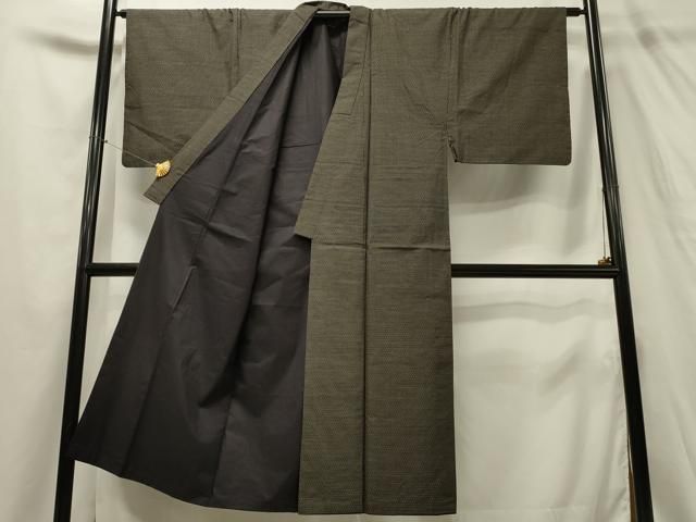 平和屋着物○男性 本場大島紬 アンサンブル 吉祥文 正絹 逸品 CAAS0277th