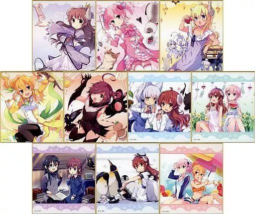 「まちカドまぞく」 ミニ色紙コレクション 全10種　BOX グッズ情報｜TVアニメ「まちカドまぞく 2丁目」公式ホームページ