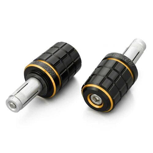 3営業日で発送 デイトナ DAYTONA デイトナ PREMIUM ZONE ゾーン バイク用 バーエンド スズキ 汎用 ハンドル内径φ14-19 BRICK ゴールド