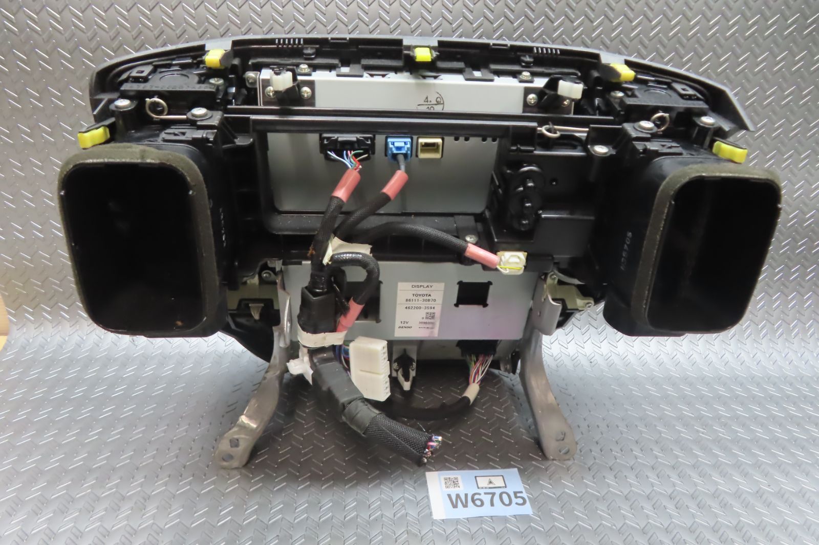 完動品保証付 W6705 トヨタ純正 210系 クラウン 前期 マルチディスプレイ ナビ 86111-30B70