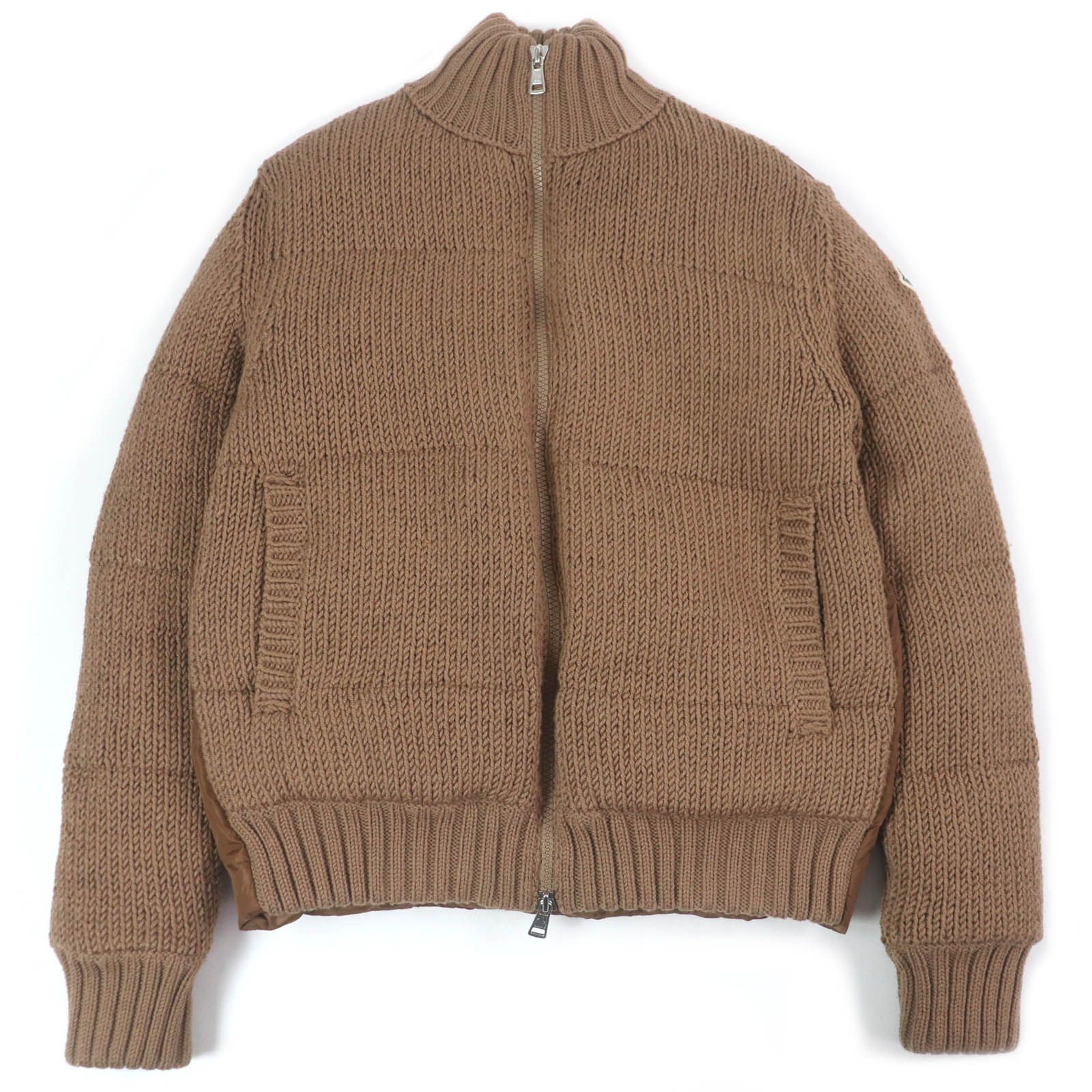 美品□MONCLER モンクレール 2024年製 CARDIGAN TRICOT 切替