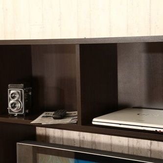 壁面 ユニット テレビボード ブラウン 幅120cm テレビ台 TVボード 飾り棚 ディスプレイ MARWIL-DEMENAGEMENTS_CH