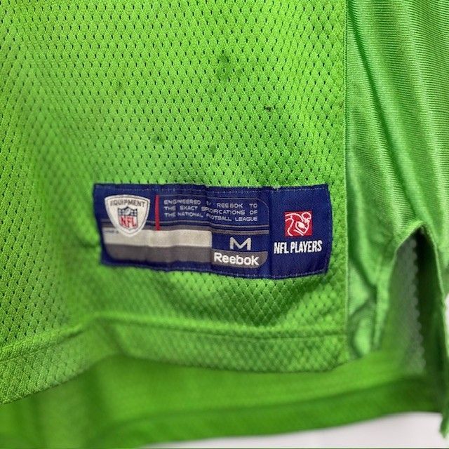 NFL EQUIPMENT SEAHAWKS ユニフォーム ゲームシャツ Reebok ONFIELD サイズ M 7012A 09 ...