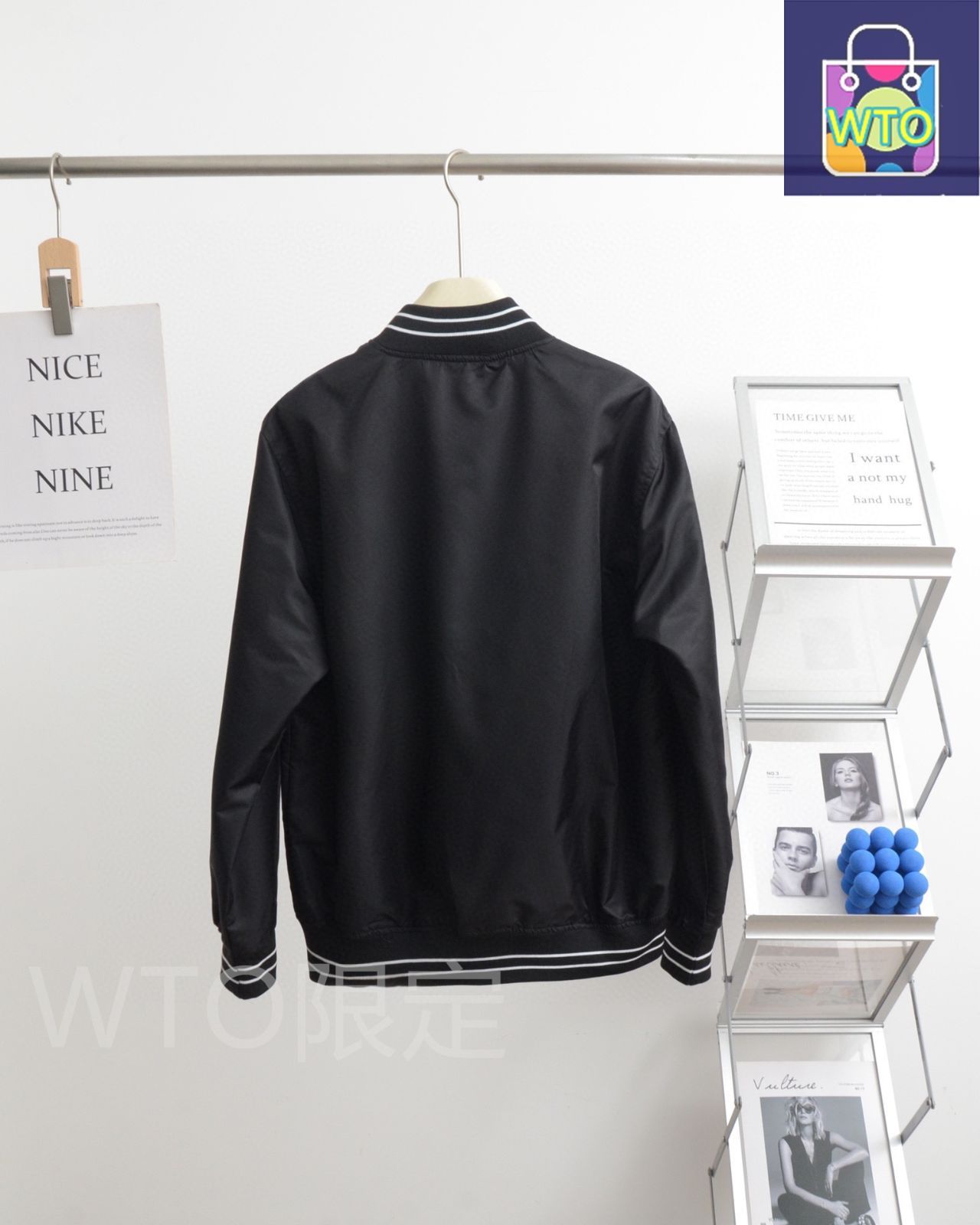 PRADA プラダ の春の新モデル パイロットジャケット ベースボールジャケット アウター