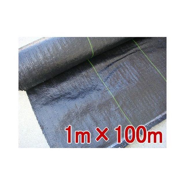 シンセイ 防草シート 1m×100m 草よけシート 抗菌剤入り 雑草 防カビ効果 抗菌剤 花壇 植木